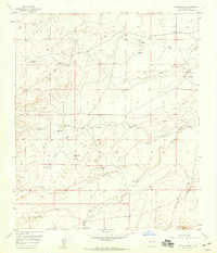 1957 Map of Foster Ranch, Eddy County, NM — High-Res | Pastmaps